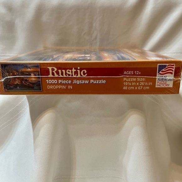 Jigsaw Puzzle Great American Puzzle Factory Rustic Droppin' in 1000pc NEW SEALED - Picture 3 of 6